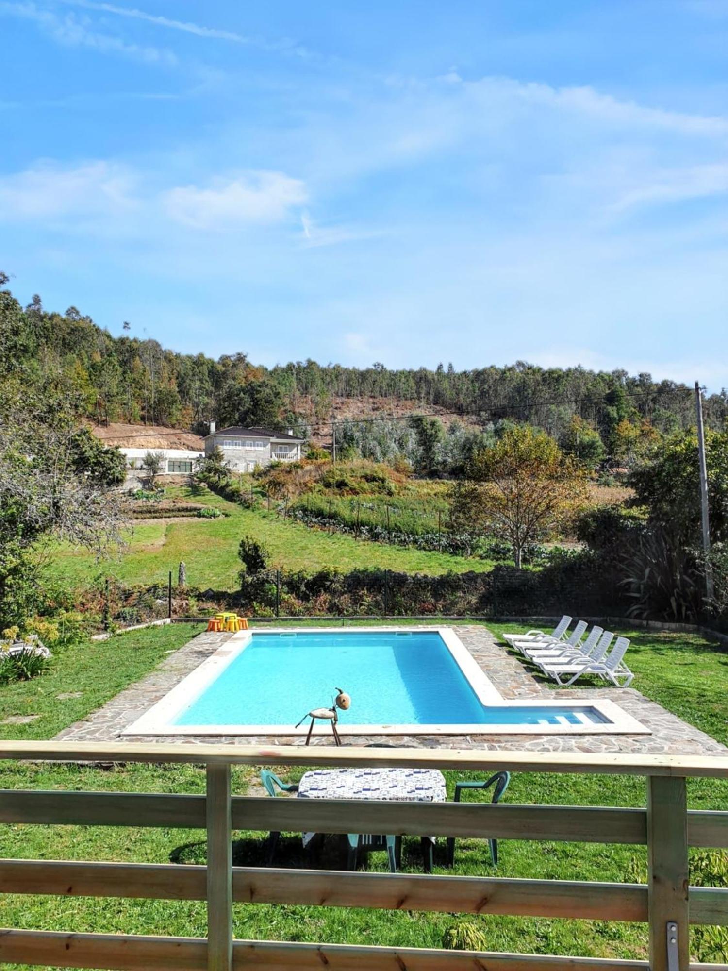 Welcoming House With Mountain View In Agueda Shared Pool Villa Urgueira  Exterior photo